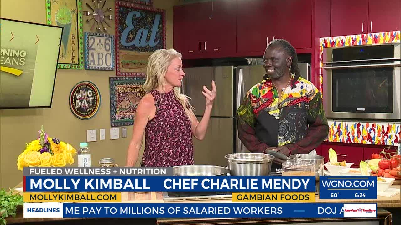 FUELED Wellness + Nutrition | Eat Fit at Jazz Fest | In the Kitchen with Charlie Mendy of Gambian Foods FUELED Wellness + Nutrition | Eat Fit at Jazz Fest | In the Kitchen with Charlie Mendy of Gambian Foods