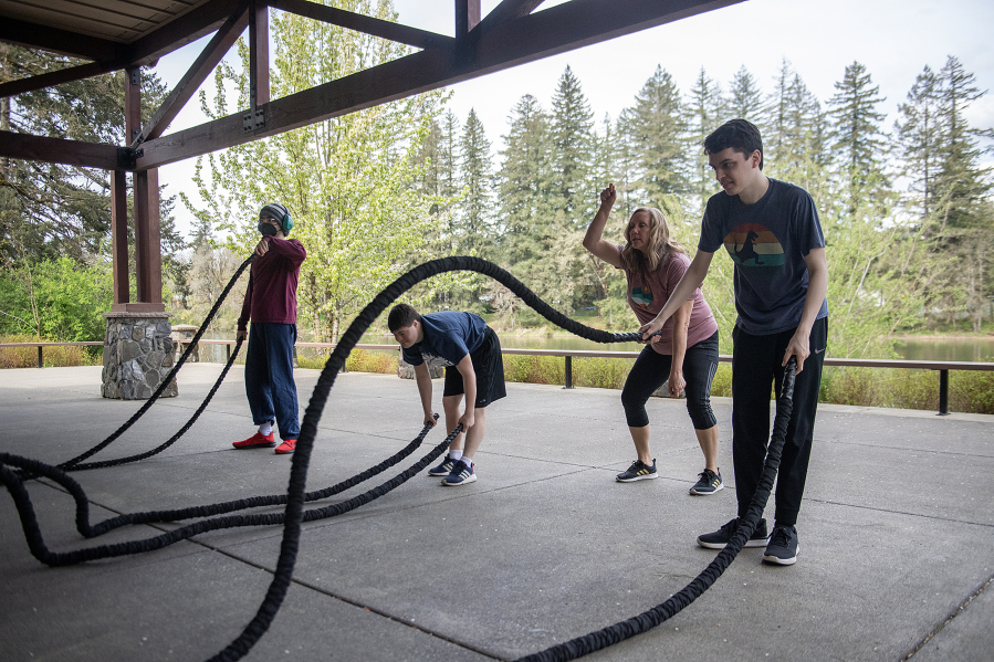 Strenuous, social exercise: Camas’ Mountain Tops promotes fitness for people with developmental disabilities Strenuous, social exercise: Camas’ Mountain Tops promotes fitness for people with developmental disabilities