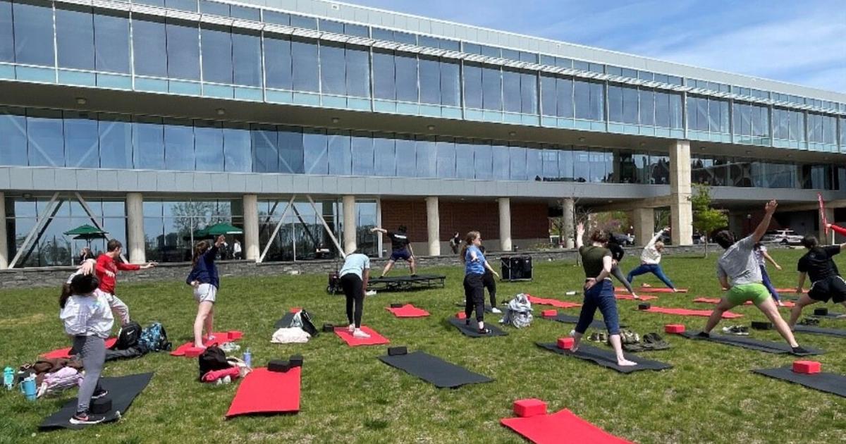 Student Fitness Center hosts Earth Day yoga | News Student Fitness Center hosts Earth Day yoga | News
