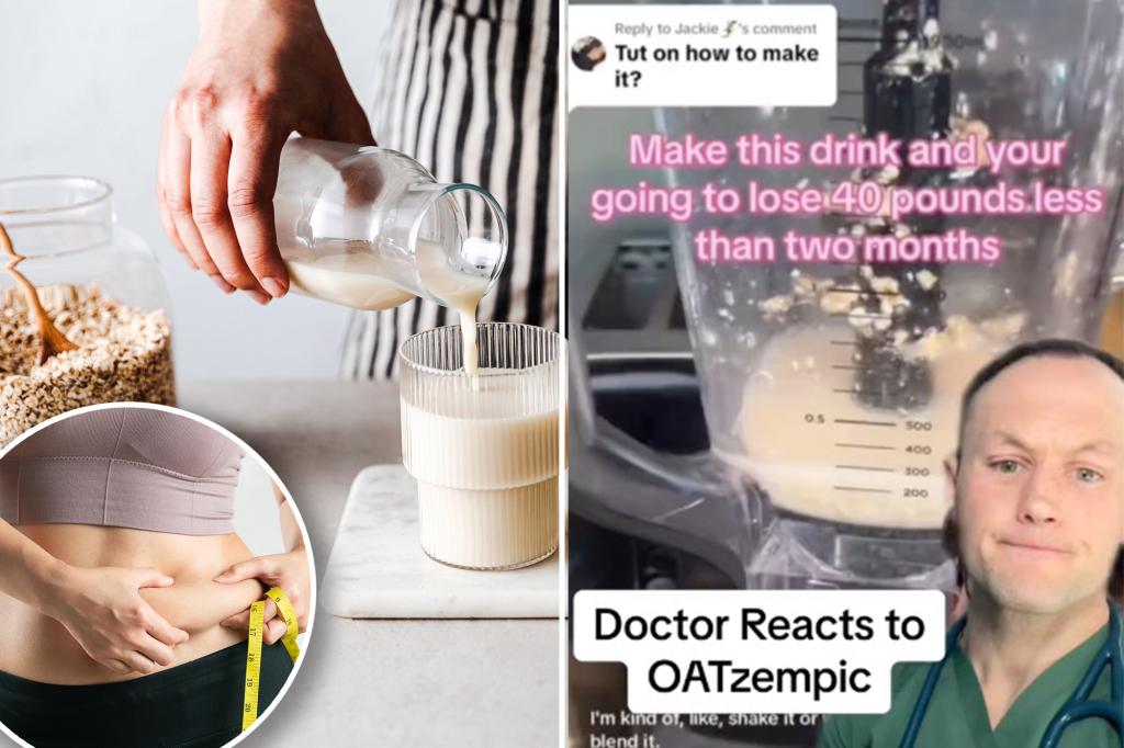 TikTokers try to lose 40 pounds in two months on ‘Oatzempic’ TikTokers try to lose 40 pounds in two months on 'Oatzempic'