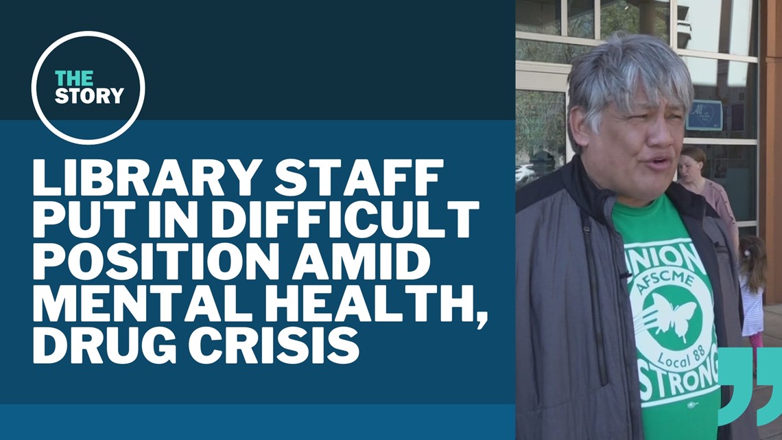 Union leader says Multnomah County library staff are dealing with violent mental health crises Union leader says Multnomah County library staff are dealing with violent mental health crises