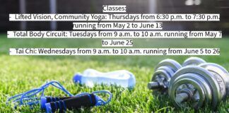 Free fitness classes at Tawasentha Fitness Courts in May, June Free fitness classes at Tawasentha Fitness Courts in May, June