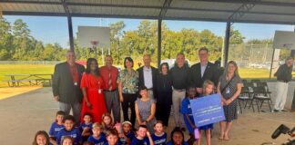 Celebrating 20 years of the Champions program in Big Bend region The CHP Champions program celebrated its 20-year partnership with Gilchrist Elementary School on September 19, 2024.