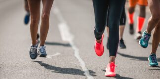 Rhea Bullos Wins Race In Sneakers Made of Bandages Rhea Bullos Wins Race In Sneakers Made of Bandages