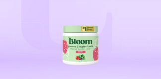 Bloom Nutrition Greens Review 2024: Is the Trendy Brand Really Worth It? Bloom container