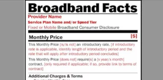 Broadband Nutrition Labels Should Be Everywhere Now Broadband Nutrition Labels Should Be Everywhere Now