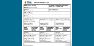 CHAI: Look for healthcare AI model ‘nutrition labels’ soon CHAI: Look for healthcare AI model 'nutrition labels' soon
