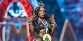 Cydney Gillon Wins 8th Consecutive Figure Olympia Title Cydney Gillon Wins 8th Consecutive Figure Olympia Title