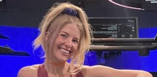 Fitness Trainer Rebecca Kennedy in Two-Piece Workout Gear Shares "Things I'm Loving Lately"