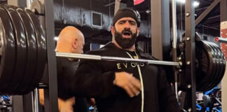 Hadi Choopan Has Been Training “Smart” With the Smith Machine Hadi Choopan Has Been Training “Smart” With the Smith Machine