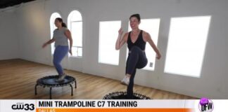 Jump into fitness at C7 Training on a mini trampoline Jump into fitness at C7 Training on a mini trampoline