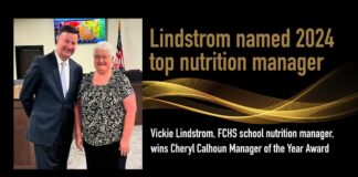 Lindstrom Named Top School Nutrition Manager in County Lindstrom Named Top School Nutrition Manager in County