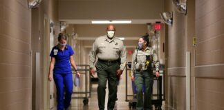 Mental health wing for Sonoma County jail in limbo Jail officials and a registered nurse walk down a hallway in the Sonoma County Main Adult Detention Facility in this 2020 file photo. (Christopher Chung/ The Press Democrat)