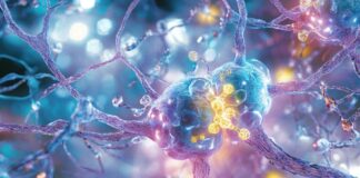 Newly Discovered Protein Complex Shapes Synapses and Mental Health Neuroscience News logo for mobile.
