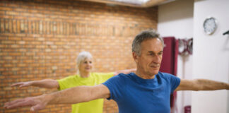 Old people do more exercise Old people do more exercise