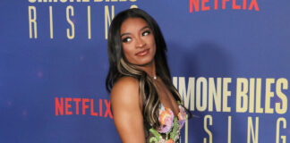 Simone Biles on Showing Mental Health Journey in Netflix Doc American Gymnast Simone Biles attends the Los Angeles premiere of Netflix's Simone Biles Rising: Part 2 at The Egyptian Theatre Hollywood on October 23, 2024 in Los Angeles, California.