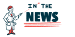 Survodutide wins FDA’s breakthrough therapy for treatment of fatty liver disease A doctor in a lab coat uses a laser pointer to highlight the words 'IN THE NEWS.'