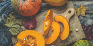 Pumpkin: Thanksgiving Vegetable Might Be Superfood Cooking pumpkin with autumn Thanksgiving theme