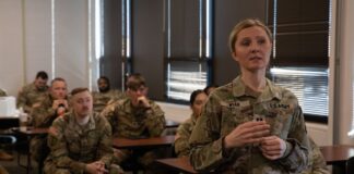 DVIDS – News – U.S. Army Reserve Capt. Alexandra Wiak conducts a class on Nutrition. U.S. Army Reserve Capt. Alexandra Wiak conducts a class on Nutrition.
