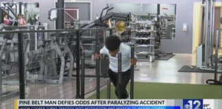 Mississippi man overcomes paralysis to become fitness trainer Mississippi man overcomes paralysis to become fitness trainer