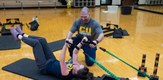 Faculty-Designed Exercise Machine in Fitness Center, Exercise Classes Faculty-Designed Exercise Machine in Fitness Center, Exercise Classes