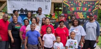 See the photos: The Freedom and Fitness Walk kicks off a month of celebrations See the photos: The Freedom and Fitness Walk kicks off a month of celebrations