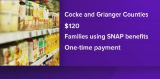 Underserved families in 15 Tennessee counties to get $120 through state’s summer nutrition initiative Underserved families in 15 Tennessee counties to get $120 through state's summer nutrition initiative