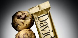 How David made protein luxe David protein bar - cookie dough