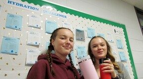Sault Ste. Marie high school program promotes healthy habits White Pines Collegiate and Vocational School Grade 12 students Chloe Shier and Maddi Lavine