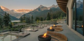 At a New Wellness Spa on Lake Louise, Soaking in Thermal Baths and Mountain Views Condé Nast Traveler