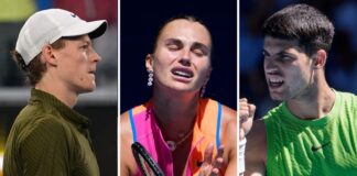 Australian Open: Carlos Alcaraz, Jannik Sinner and Aryna Sabalenka among several players banned from using wearable fitness trackers | Tennis News Jannik Sinner, Aryna Sabalenka, Carlos Alcaraz