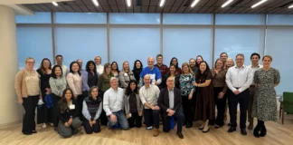 Children’s Hospital Los Angeles Celebrates 20 Years of Pediatric Cancer Care Breakthroughs with Therapeutic Advances in Childhood Leukemia & Lymphoma (TACL) Consortium 32 members of the TACL consortium pose for a photo.