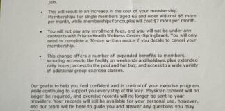 Prisma Medical Fitness Center move from hospital to Springbrook sparks concerns Prisma Medical Fitness Center move from hospital to Springbrook sparks concerns