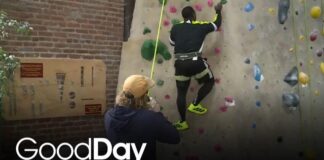 Ryan is checking out Pipeworks, a climbing and fitness gym Ryan is checking out Pipeworks, a climbing and fitness gym