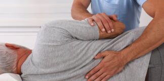 Vitality Precision Chiropractic offers a holistic wellness approach a person receiving chiropractic care