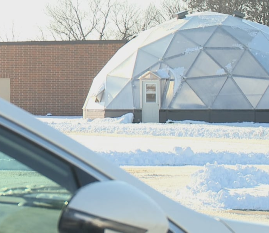 Wagner students grow healthy habits with geodesic dome Wagner students grow healthy habits with geodesic dome