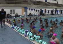 Water aerobics gets a high-energy makeover in Baltimore Water aerobics gets a high-energy makeover in Baltimore