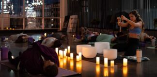 Winter wellness event combines yoga, sound healing and sauna Winter wellness event combines yoga, sound healing and sauna