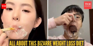 Cling Wrap Diet Trend: Plastic in the mouth, calories left untouched? All about this bizarre weight loss diet trend taking social media by storm | Cling Wrap Diet Trend: Plastic in the mouth, calories left untouched? All about this bizarre weight loss diet trend taking social media by storm |
