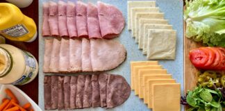 Hormel Execs: High-Protein, On-the-go Snacking Trends Set to Endure a variety of food is laid out on a table