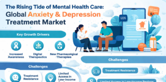 The Rising Tide of Mental Health Care: Global Anxiety and Depression Treatment Market Set for Steady Growth The Rising Tide of Mental Health Care: Global Anxiety and Depression Treatment Market Set for Steady Growth